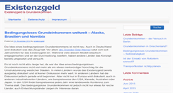 Desktop Screenshot of existenzgeld.de