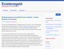Tablet Screenshot of existenzgeld.de